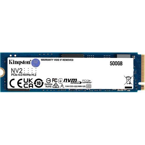Disque interne SSD Kingston NV2 M.2 2280 NVMe PCIe 4.0 Express 500 Go