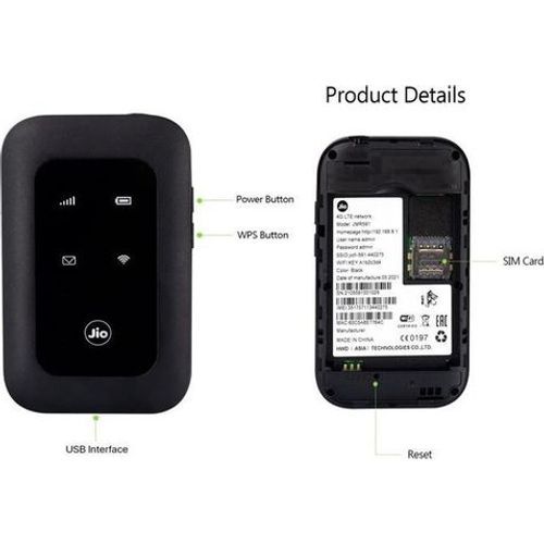 Modem 4G LTE JioFi WD680+ WiFi Hotspot - 3