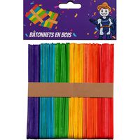Bâtonnets en bois Mash Malow 50 pcs 