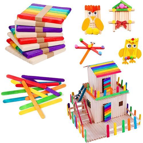 Bâtonnets en bois Mash Malow 50 pcs  - 2