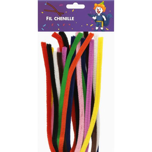 Fil Chenille Mash Malow 6mmx30cm 100 pcs