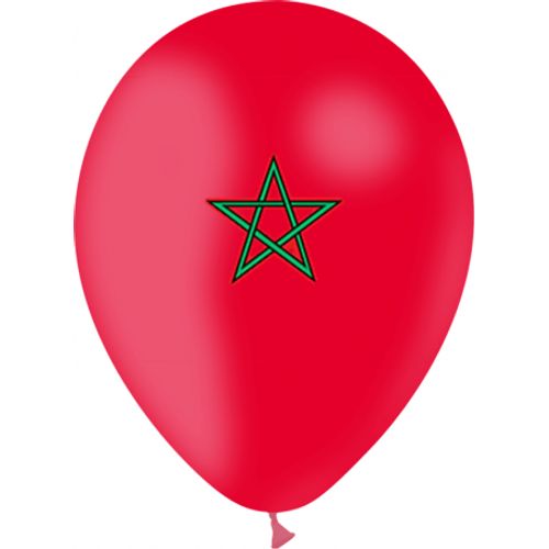 Ballon drapeau marocain lot de 100pcs - 2