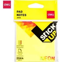 Post it Deli Stick Up Pad Notes NEON A02602