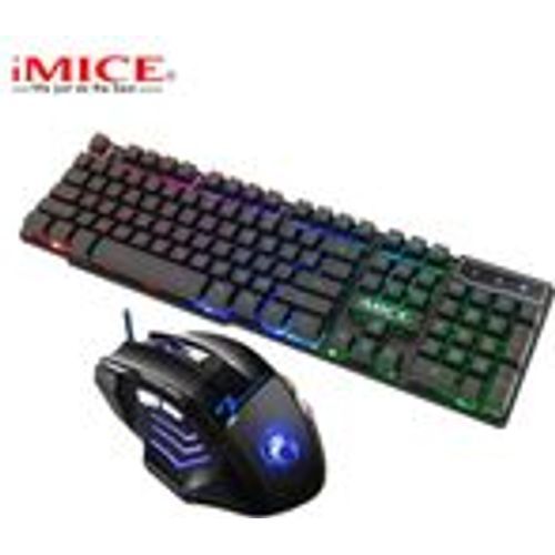 Pack clavier et souris gamer filaire iMice AN-300 RGB LED rétroéclairé - 3