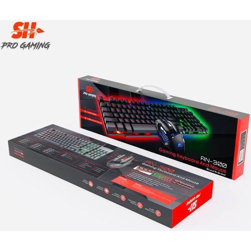 Pack clavier et souris gamer filaire SH Pro Gaming AN-300 - 2