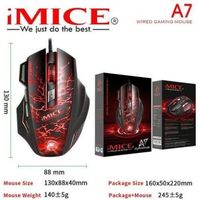 Imice Gamer Professional,Optique USB filaire à 7 boutons