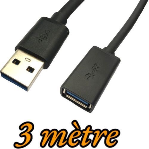 Rallonge USB 2.0 Mâle a Femelle 3m