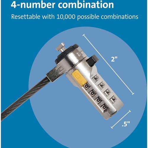 Câble antivol Kensington verrou pour pc portable - 2