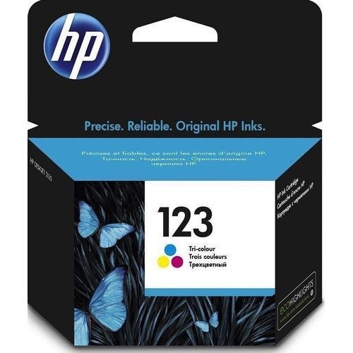 HP 123 trois couleurs - Cartouche d'encre HP d'origine