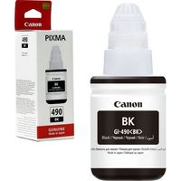 Canon GI-490 BK Noir - Bouteille d'encre Canon d'origine