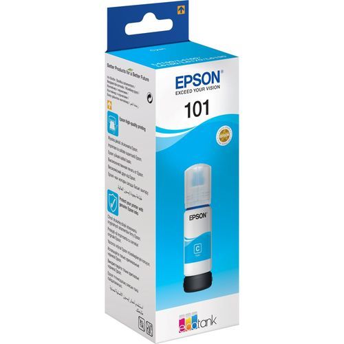 Epson 101 Cyan - Bouteille d'encre Epson EcoTank d'origine