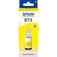 Epson 673 Y  Jaune - Bouteille d'encre Epson d'origine
