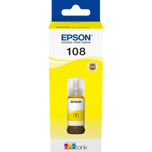 Epson 108 Jaune - Bouteille d'encre Epson EcoTank d'origine - 2