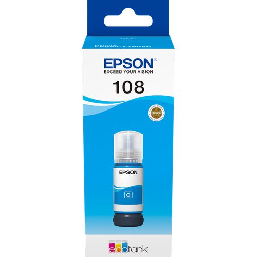 Epson 108 Cyan - Bouteille d'encre Epson EcoTank d'origine - 2