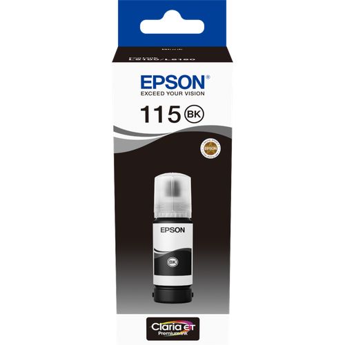 Epson 115 Noir - Bouteille d'encre Epson EcoTank d'origine