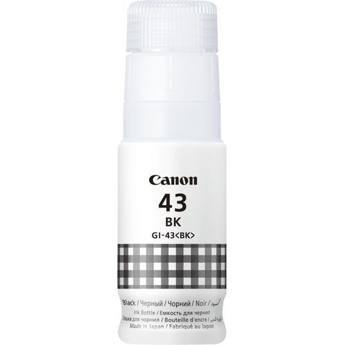 Canon GI-43BK Noir - Bouteille d'encre Canon d'origine