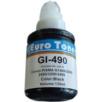 Canon PIXMA Gl-490 BK Noir - Bouteille d'encre compatible EuroToner