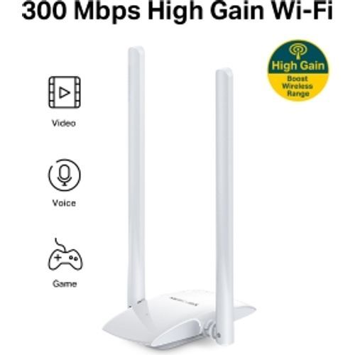 Adaptateur WiFi à gain élevé 300 Mbps USB