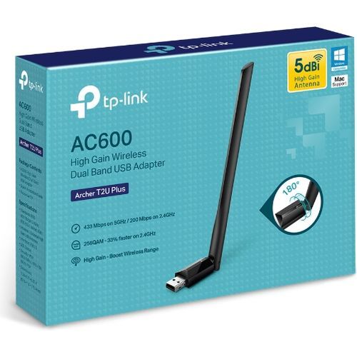 TP-Link Archer T2U Plus AC600 High Gain 5G