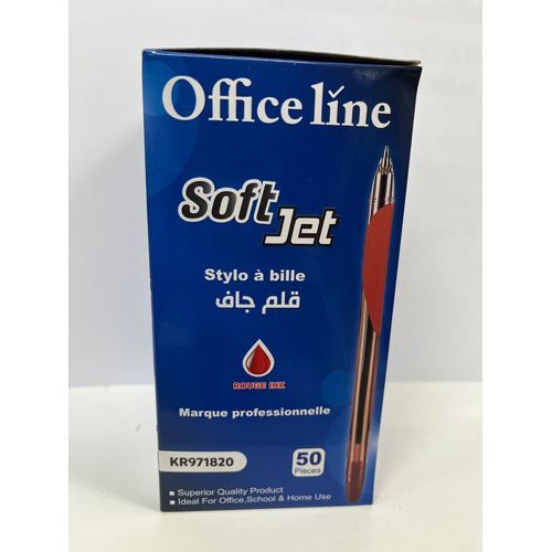 Stylo Office Line Rouge pack 50 pcs - 2