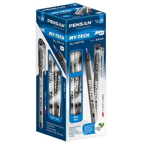 Stylo à Bille PENSAN MY TECH - Bleu - Pack 25