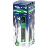 Stylo à Bille PENSAN MY TECH - Vert - Pack 25
