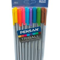 Stylo à Bille PENSAN Triball 1mm - 8 couleurs