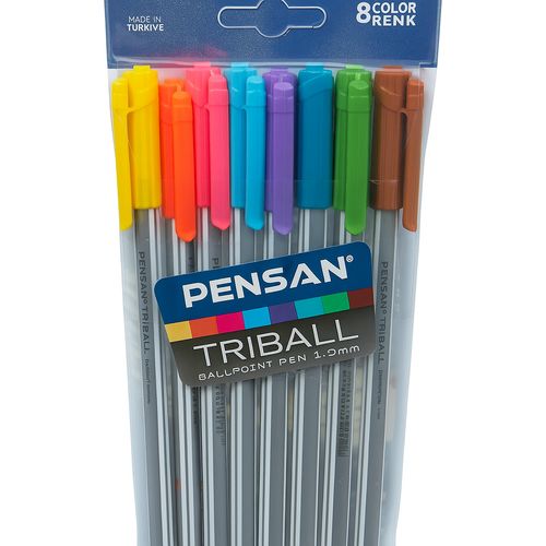 Stylo à Bille PENSAN Triball 1mm - 8 couleurs