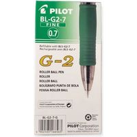 Stylo PILOT G2-7 GRIP Vert Pack de 12pcs