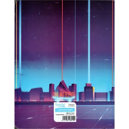 Cahier ESSENTIEL 384p broché A5 60g Grand Carreaux - 2