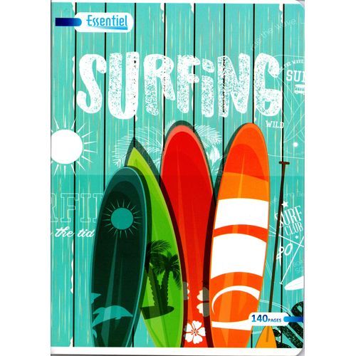 Cahier ESSENTIEL 140p piqué A4 60g Grand Carreaux - 3