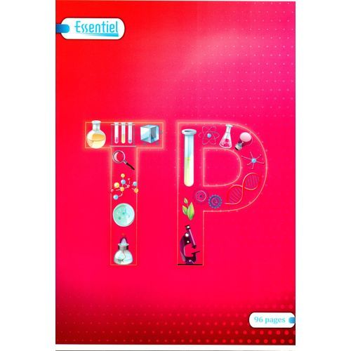 Cahier ESSENTIEL TP 96p piqué Grand Format 60g Grand Carreaux - 3