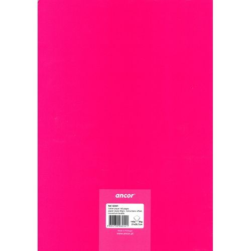 Cahier ancor 140p piqué A4 90g Grand Carreaux - 2