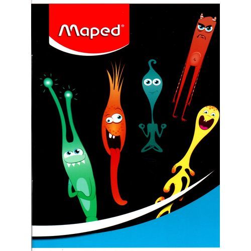 Cahier MAPED TP 96p broché A5 72g Grand Carreaux - 3