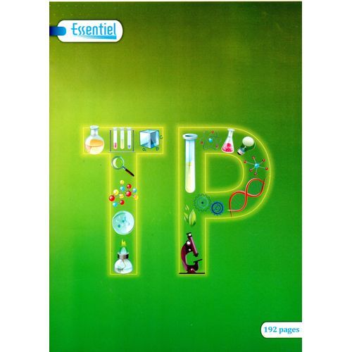 Cahier ESSENTIEL TP 192p piqué Grand Format 60g Grand Carreaux - 3