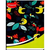 Cahier MAPED 192p piqué A5 72g Grand Carreaux