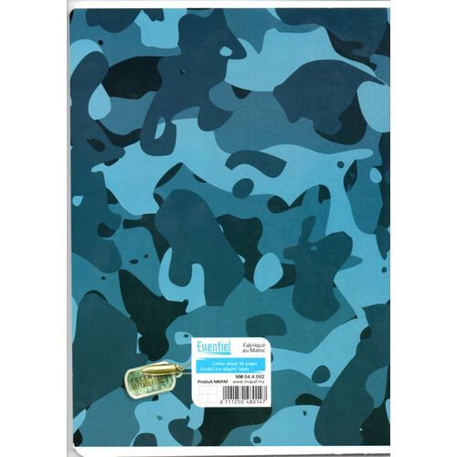 Cahier ESSENTIEL 96p piqué Grand Format 60g Grand Carreaux - 2