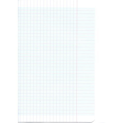 Cahier ESSENTIEL 96p piqué Grand Format 60g Grand Carreaux - 3
