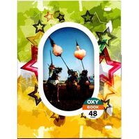 Cahier OXY 48p piqué A5 60g Grand Carreaux