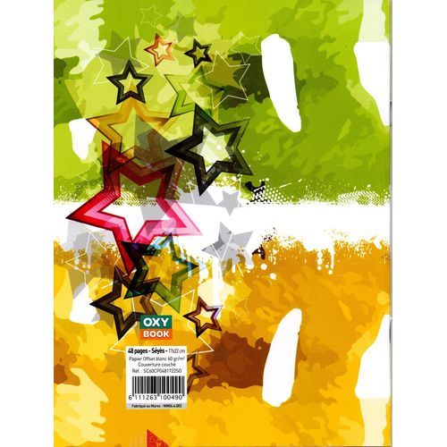 Cahier OXY 48p piqué A5 60g Grand Carreaux - 2