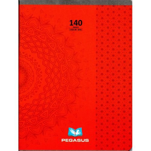 Cahier PEGASUS 140p piqué A5 60g Grand Carreaux