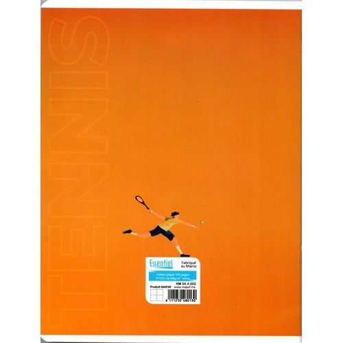 Cahier ESSENTIEL 192p piqué A5 60g Grand Carreaux - 2