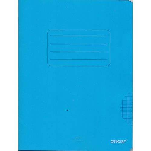 Cahier ancor 96p piqué A5 90g Grand Carreaux-bleu