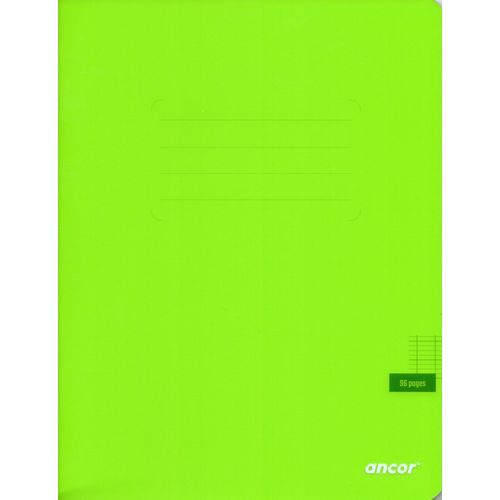 Cahier ancor 96p piqué A5 90g Grand Carreaux-vert_clair