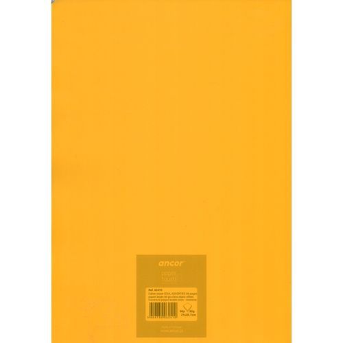 Cahier ancor 96p piqué Grand Format 90g Grand Carreaux - Jaune - 2