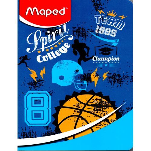 Cahier MAPED 384p Broché A5 72g Grand Carreaux - 3