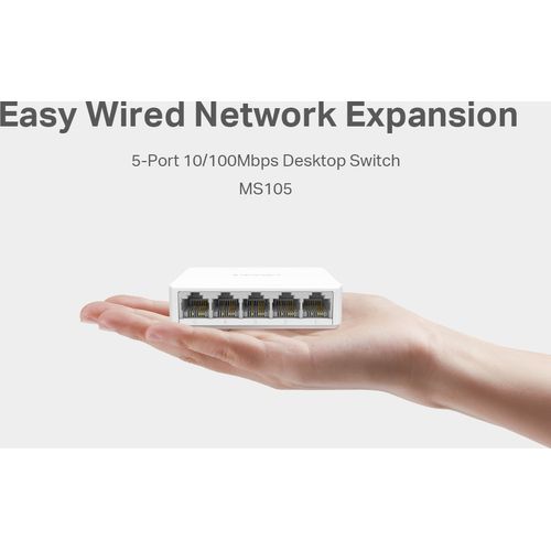 Switch Mercusys 5 Ports 10/100 Mbps - 3