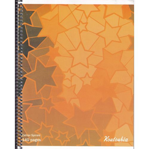 Cahier KOUTOUBIA 140p spiral 60g A5 Grand Carreaux - 3