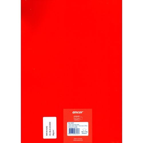 Cahier ancor 96p piqué 24x32 90g Grand Carreaux - 2