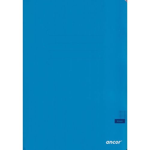 Cahier ancor 96p piqué Grand Format 90g Grand Carreaux - Bleu - 3